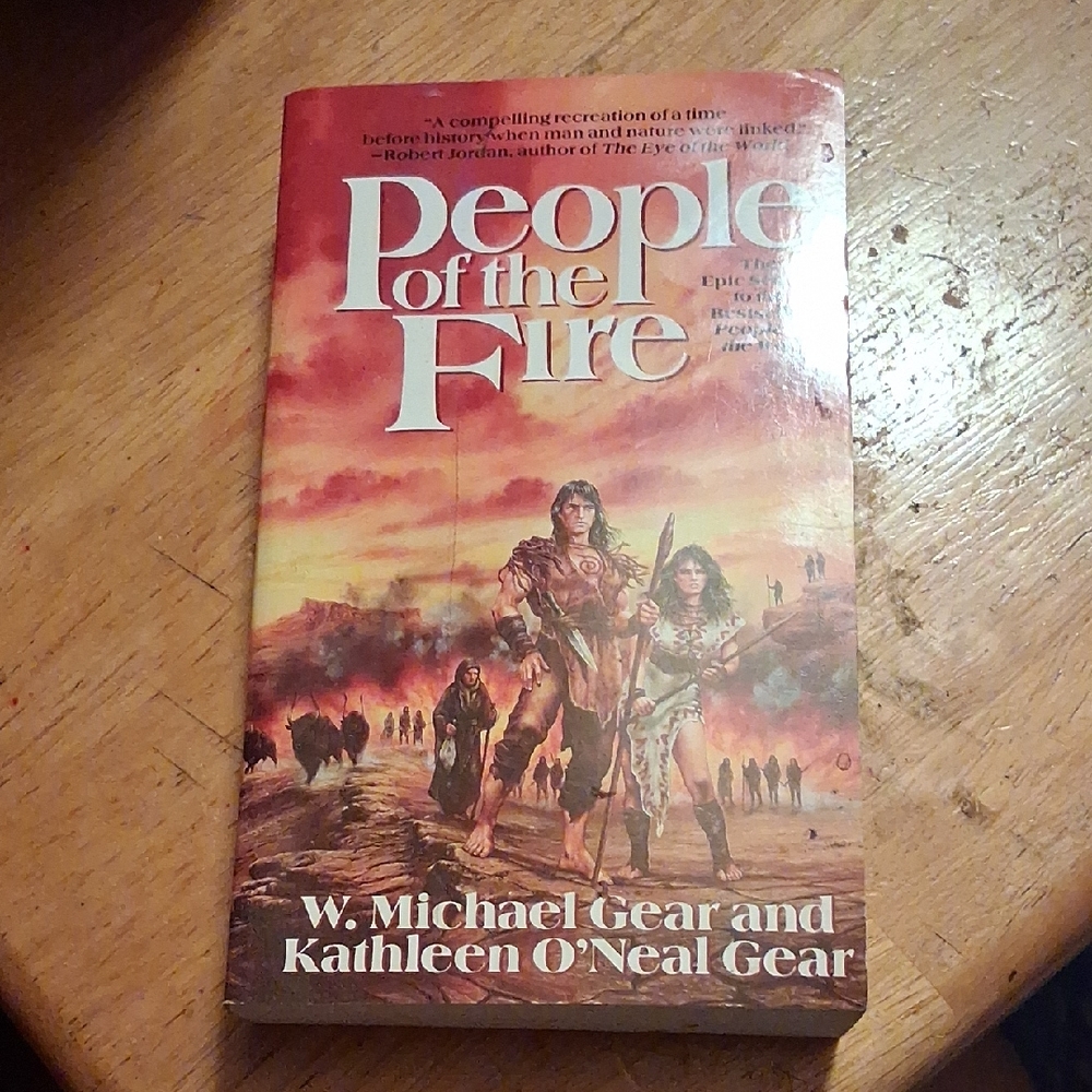 People of the Fire by - Orange Cover Paperback